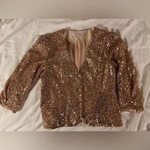 Maje sparkly top.